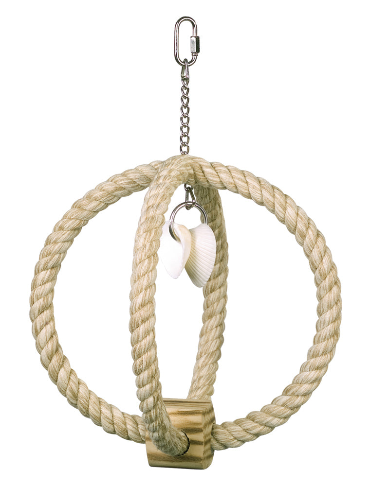 Cage Toy, Kletterring mit Muscheln - 33 x Ø 22,5 cm