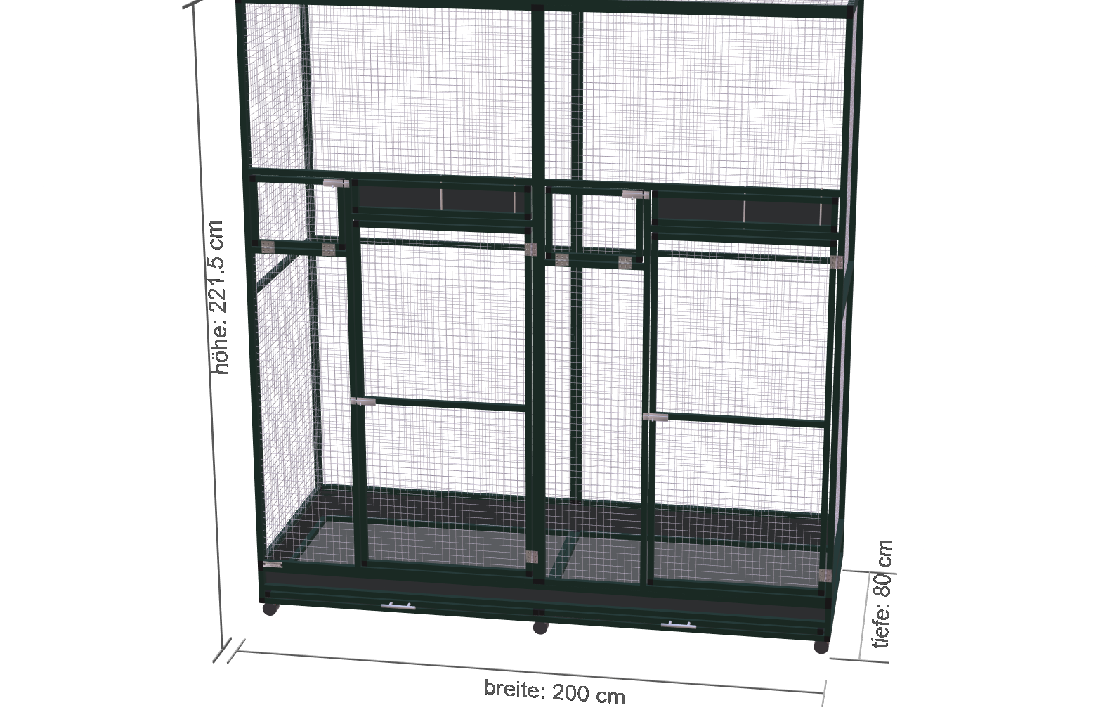 200cm-80cm-220cm