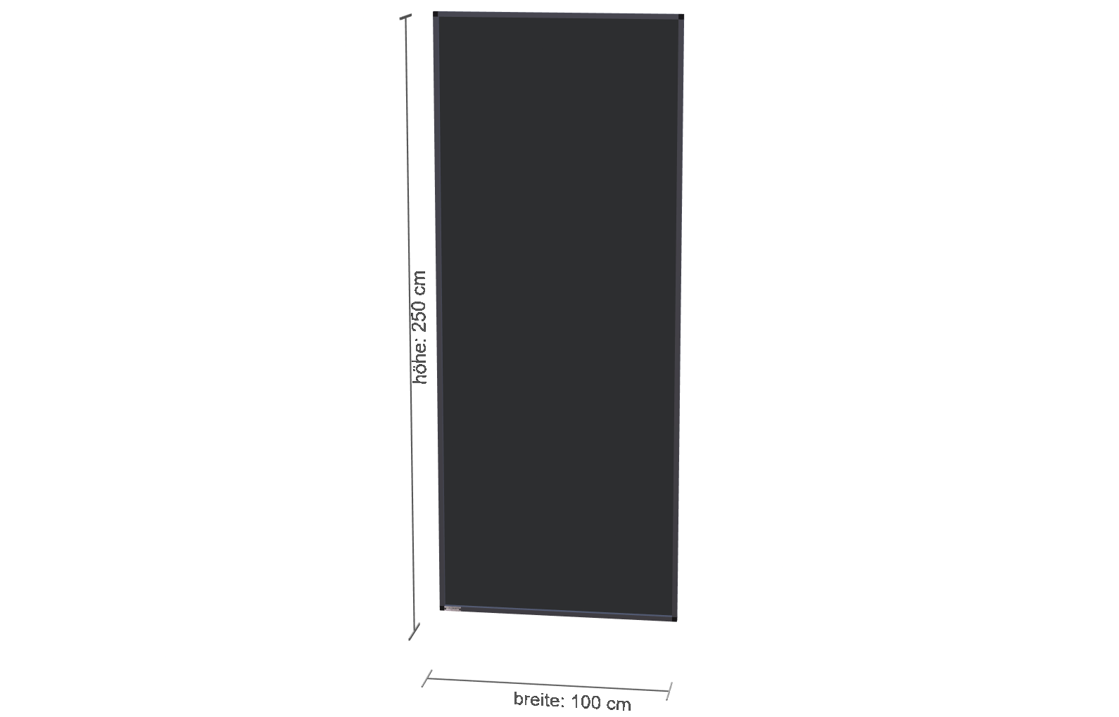 100cm-2.5cm-250cm