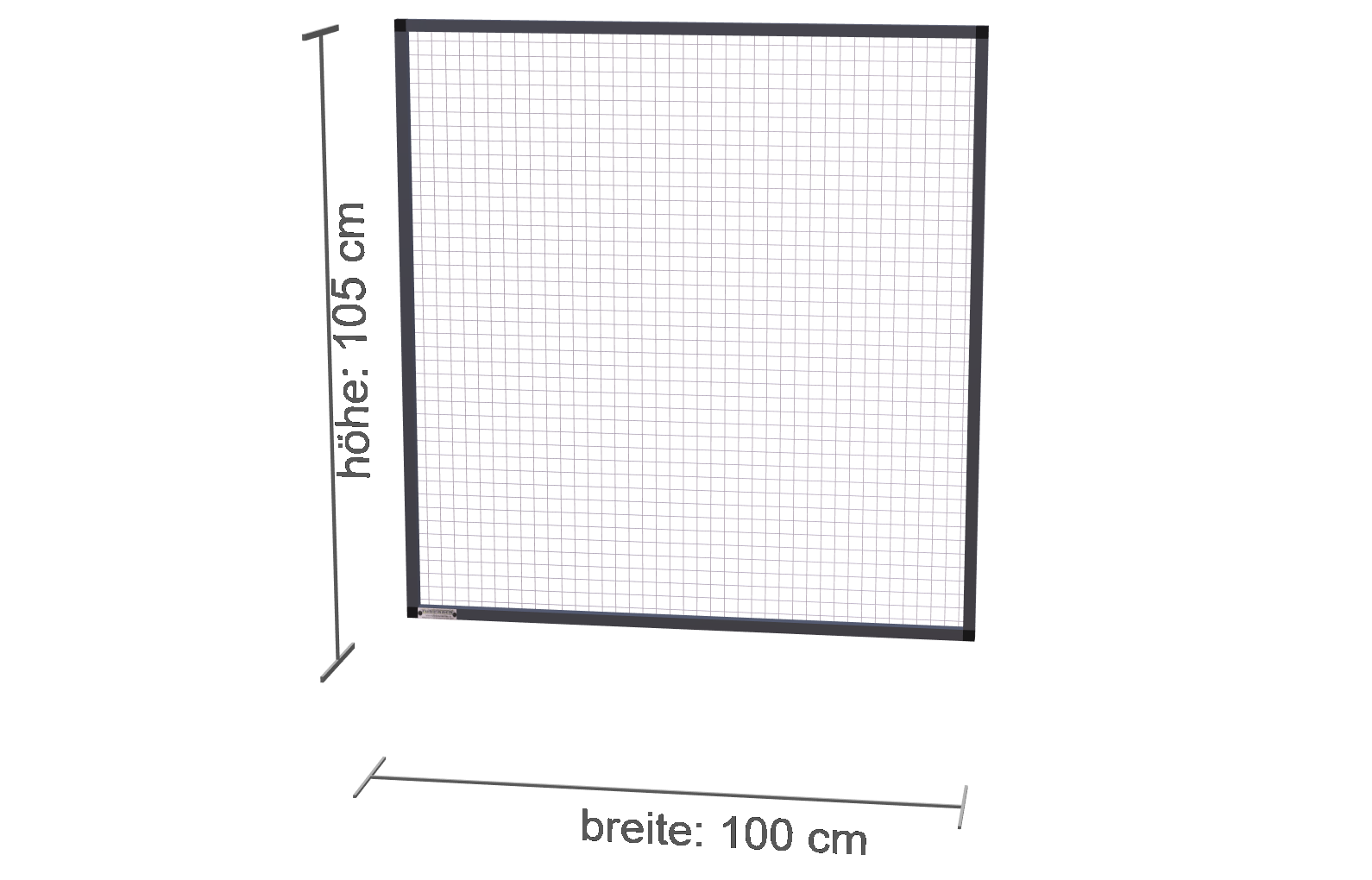 100cm-2.5cm-105cm