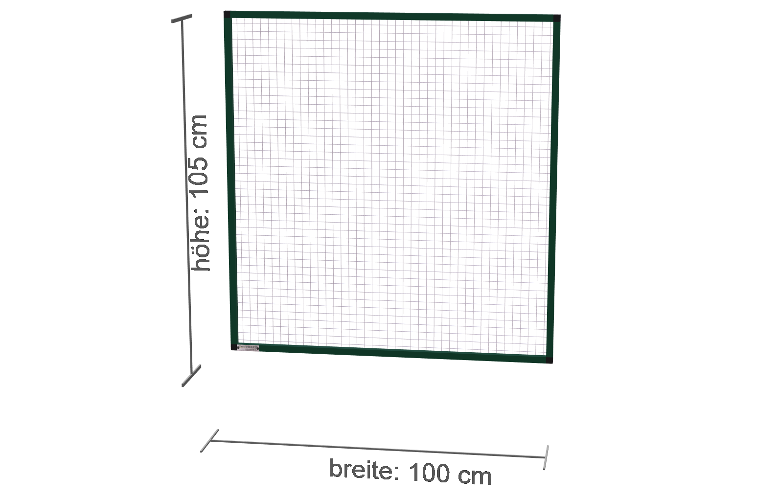 100cm-2.5cm-105cm