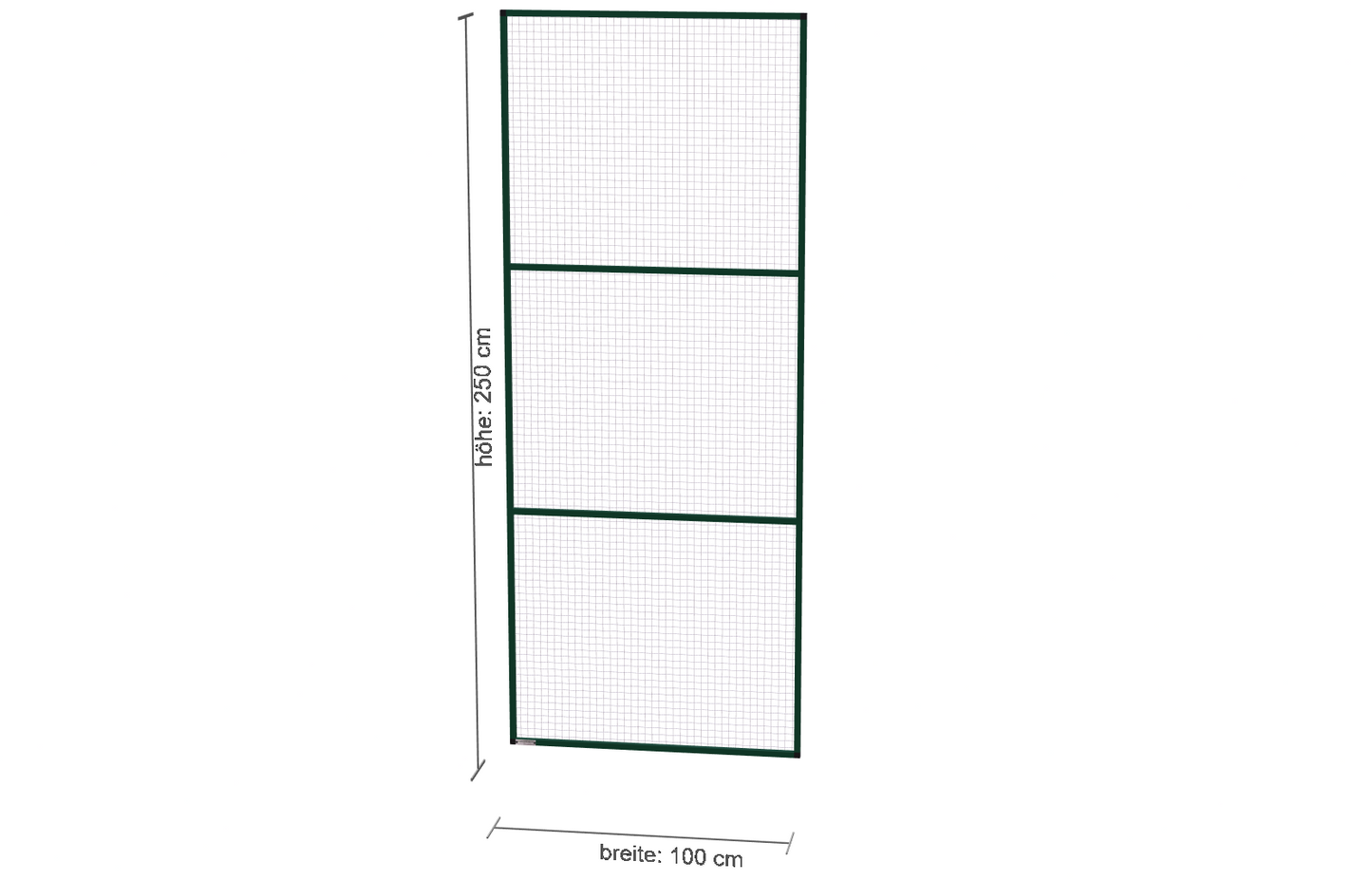 100cm-2.5cm-250cm