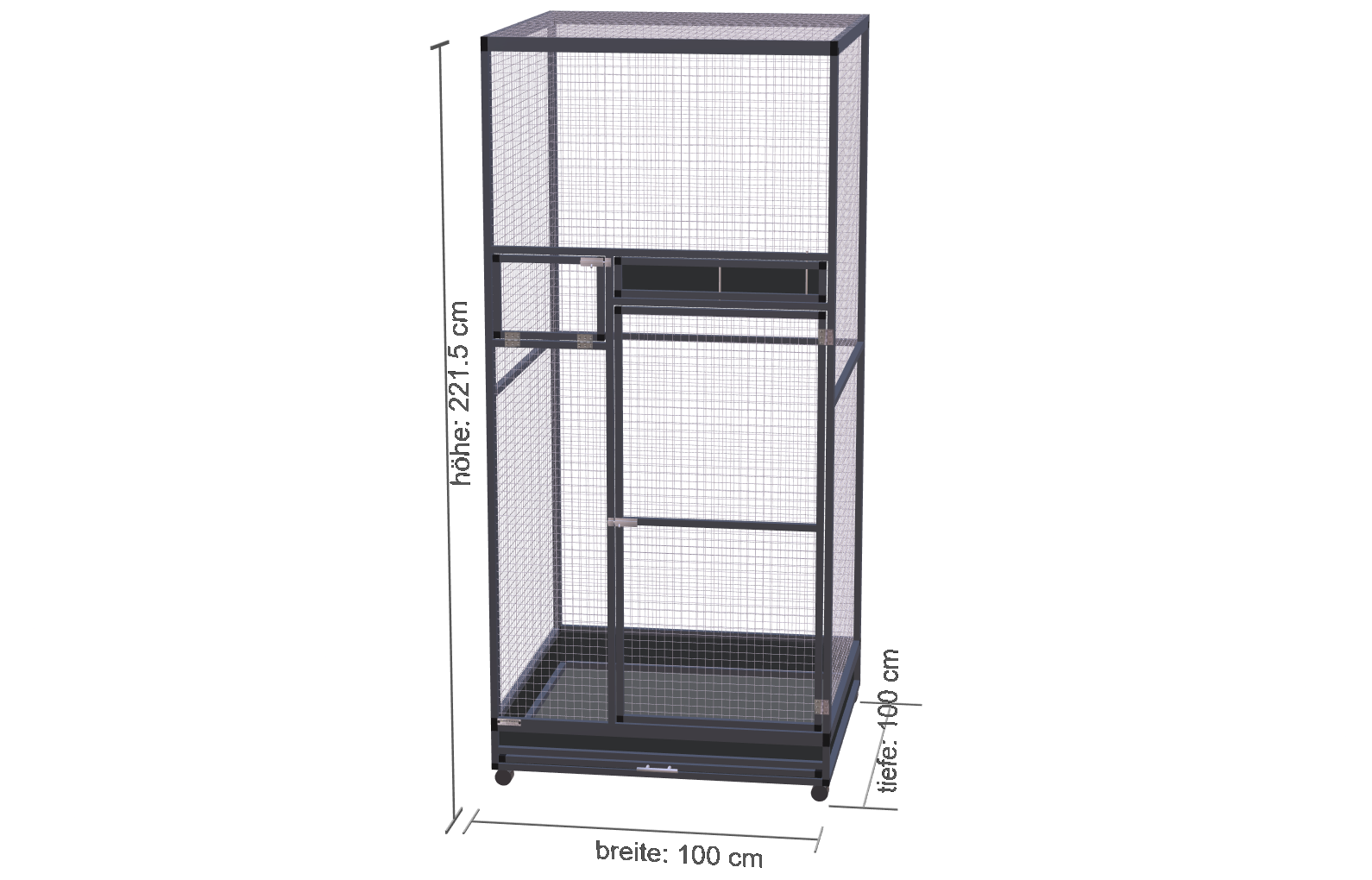 100cm-100cm-220cm