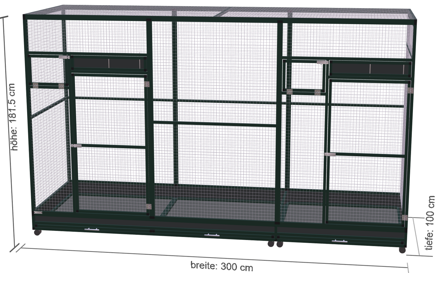 300cm-100cm-180cm